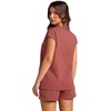 image:imageWIHOLL 2 Piece Sets for Women Casual Summer Travel Vacation Outfits Cap Sleeve Shorts Lounge SetRed