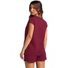 image:imageWIHOLL 2 Piece Sets for Women Casual Summer Travel Vacation Outfits Cap Sleeve Shorts Lounge SetWine