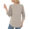 image:imageWIHOLL 34 Length Sleeve Womens Tops Sweaters Shirts Lightweight Spring Outfits 2026 Winter Clothing S2XL01khaki
