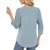 image:imageWIHOLL 34 Length Sleeve Womens Tops Sweaters Shirts Lightweight Spring Outfits 2026 Winter Clothing S2XL03blue