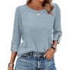image:imageWIHOLL 34 Length Sleeve Womens Tops Sweaters Shirts Lightweight Spring Outfits 2026 Winter Clothing S2XL03blue