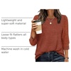 image:imageWIHOLL 34 Length Sleeve Womens Tops Sweaters Shirts Lightweight Spring Outfits 2026 Winter Clothing S2XL03caramel
