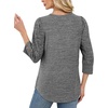 image:imageWIHOLL 34 Length Sleeve Womens Tops Sweaters Shirts Lightweight Spring Outfits 2026 Winter Clothing S2XL04dark Grey