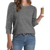 image:imageWIHOLL 34 Length Sleeve Womens Tops Sweaters Shirts Lightweight Spring Outfits 2026 Winter Clothing S2XL04dark Grey