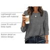 image:imageWIHOLL 34 Length Sleeve Womens Tops Sweaters Shirts Lightweight Spring Outfits 2026 Winter Clothing S2XL04dark Grey