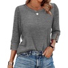 image:imageWIHOLL 34 Length Sleeve Womens Tops Sweaters Shirts Lightweight Spring Outfits 2026 Winter Clothing S2XL04dark Grey
