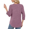 image:imageWIHOLL 34 Length Sleeve Womens Tops Sweaters Shirts Lightweight Spring Outfits 2026 Winter Clothing S2XL04purple