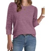image:imageWIHOLL 34 Length Sleeve Womens Tops Sweaters Shirts Lightweight Spring Outfits 2026 Winter Clothing S2XL04purple