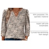image:imageWIHOLL 34 Length Sleeve Womens Tops with Button Cuffs Dressy Casual V Neck Summer Outfits Early Fall Fashion Spring Clothes02  Beige Black
