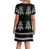 image:imageWIHOLL Boho Summer Dresses for Women Casual Loose T Shirt Dress with Pockets Beach Vacation Outfits S4XL06black Ethnic