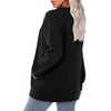 image:imageWIHOLL Crewneck Sweatshirts Women Pockets Long Sleeve Tops Fall FashionBlack