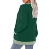image:imageWIHOLL Crewneck Sweatshirts Women Pockets Long Sleeve Tops Fall FashionGreen Lime
