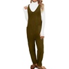 image:imageWIHOLL Jumpsuits For Women Fashion Jean Overalls 90S With Pocket Moss Stone Xs