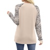 image:imageWIHOLL Long Sleeve Shirts for Women Color Block Raglan Tops Casual Crewneck Basic Tees Fall Clothes 2026 Fashion02  Beige Print