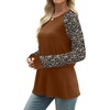 image:imageWIHOLL Long Sleeve Shirts for Women Color Block Raglan Tops Casual Crewneck Basic Tees Fall Clothes 2026 Fashion05  Floral Print