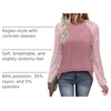 image:imageWIHOLL Long Sleeve Shirts for Women Color Block Raglan Tops Casual Crewneck Basic Tees Fall Clothes 2026 Fashion05  Pink Leopard
