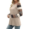 image:imageWIHOLL Long Sleeve Shirts for Women Color Block Raglan Tops Casual Crewneck Basic Tees Fall Clothes 2026 Fashion05  Stripes