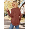 image:imageWIHOLL Long Sleeve Shirts for Women Fall Sweaters Lightweight Trendy Tops1caramel