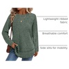 image:imageWIHOLL Long Sleeve Shirts for Women Fall Sweaters Lightweight Trendy Tops1green