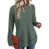 image:imageWIHOLL Long Sleeve Shirts for Women Fall Sweaters Lightweight Trendy Tops1green