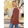 image:imageWIHOLL Long Sleeve Shirts for Women Fall Sweaters Lightweight Trendy Tops1paneled Apricot Caramel