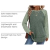 image:imageWIHOLL Long Sleeve Shirts for Women Fall Sweaters Lightweight Trendy Tops1paneled Lime Green