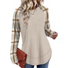 image:imageWIHOLL Long Sleeve Shirts for Women Fall Sweaters Lightweight Trendy Tops1print 2