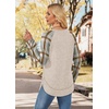 image:imageWIHOLL Long Sleeve Shirts for Women Fall Sweaters Lightweight Trendy Tops1print 2