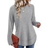 image:imageWIHOLL Long Sleeve Shirts for Women Fall Sweaters Lightweight Trendy Tops2grey