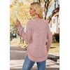image:imageWIHOLL Long Sleeve Shirts for Women Fall Sweaters Lightweight Trendy Tops2pink