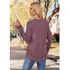 image:imageWIHOLL Long Sleeve Shirts for Women Fall Sweaters Lightweight Trendy Tops2purple