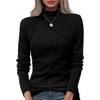 image:imageWIHOLL Long Sleeve Shirts for Women Fall Tops Casual OutfitsBlack