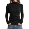 image:imageWIHOLL Long Sleeve Shirts for Women Fall Tops Casual OutfitsBlack