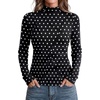 image:imageWIHOLL Long Sleeve Shirts for Women Fall Tops Casual OutfitsBlack Polka Dot