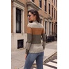 image:imageWIHOLL Long Sleeve Shirts for Women Fall Tops Casual OutfitsBrown Stripe
