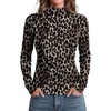 image:imageWIHOLL Long Sleeve Shirts for Women Fall Tops Casual OutfitsLeopard Print
