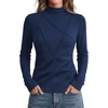 image:imageWIHOLL Long Sleeve Shirts for Women Fall Tops Casual OutfitsNavy