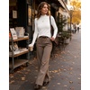 image:imageWIHOLL Long Sleeve Shirts for Women Fall Tops Casual OutfitsWhite