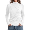 image:imageWIHOLL Long Sleeve Shirts for Women Fall Tops Casual OutfitsWhite