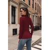 image:imageWIHOLL Long Sleeve Shirts for Women Fall Tops Casual OutfitsWine Red