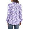 image:imageWIHOLL Long Sleeve Shirts for Women Mock Neck Tops Pleated Front Blouses Dressy Casual Spring Fall Clothes 2026 Fashion06  Light Purple Floral