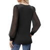 image:imageWIHOLL Long Sleeve Shirts for Women Tops Tunic Fall Trendy Crew Neck ClothesBlack