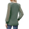 image:imageWIHOLL Long Sleeve Shirts for Women Tops Tunic Fall Trendy Crew Neck ClothesDeepgreen