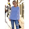 image:imageWIHOLL Long Sleeve Shirts for Women Tops Tunic Fall Trendy Crew Neck ClothesLight Blue