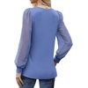 image:imageWIHOLL Long Sleeve Shirts for Women Tops Tunic Fall Trendy Crew Neck ClothesLight Blue