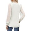 image:imageWIHOLL Long Sleeve Shirts for Women Tops Tunic Fall Trendy Crew Neck ClothesWhite