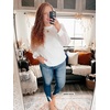 image:imageWIHOLL Long Sleeve Shirts for Women Tops Tunic Fall Trendy Crew Neck ClothesWhite
