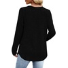 image:imageWIHOLL Long Sleeve Shirts for Women V Neck Lightweight Sweaters Casual Tunic Tops Outfits Fall Fashion Clothes 202617  Leopard Print