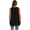 image:imageWIHOLL Loose Fit Tank Tops for Women Scoop Neck Summer Side Split Sleeveless Shirts 2026 FashionAblack