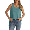 image:imageWIHOLL Loose Fit Tank Tops for Women Scoop Neck Summer Side Split Sleeveless Shirts 2026 FashionC0 Pine Green